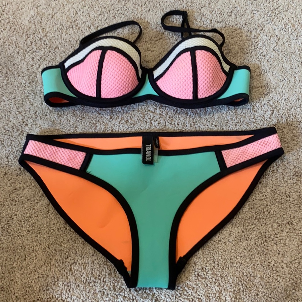 triangl swimsuit
